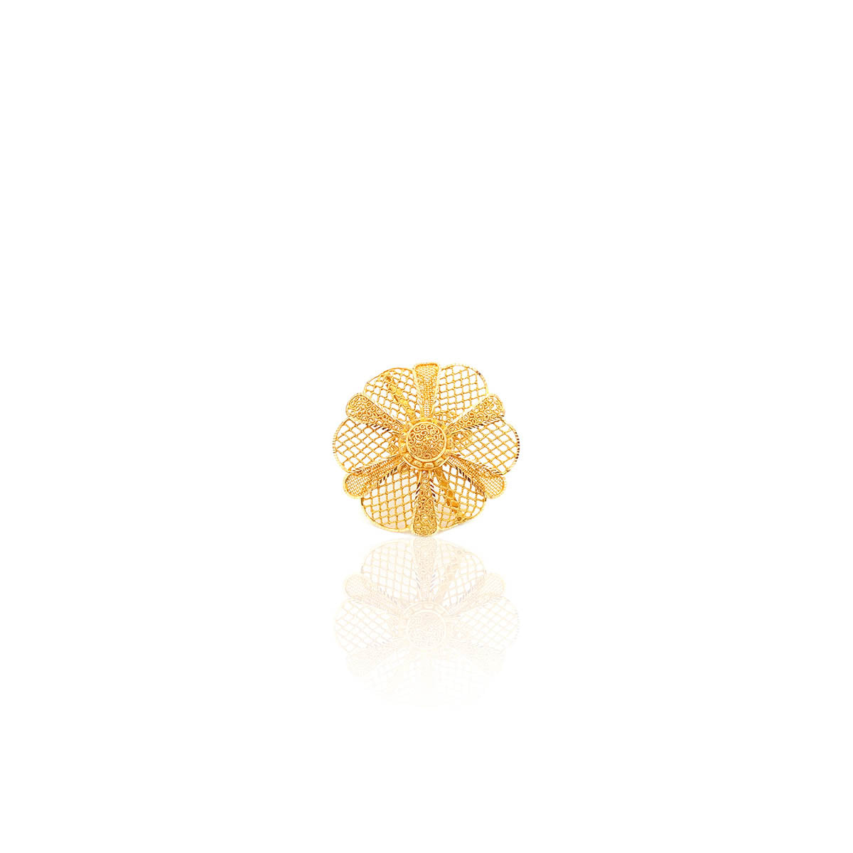 Audree Cocktail Gold Ring