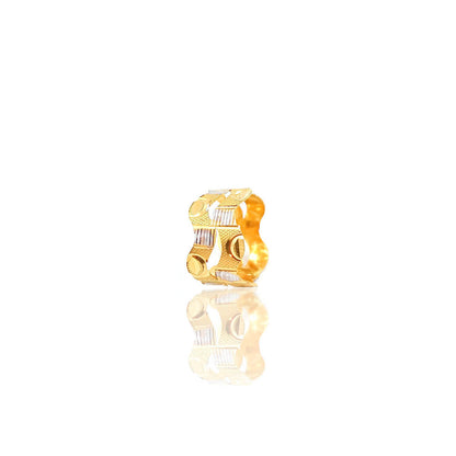 Afrodille Gold Round Ring Bands