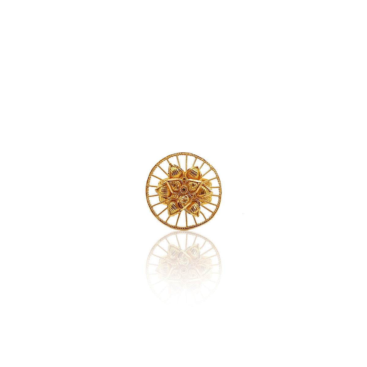 Audra Cocktail Gold Ring