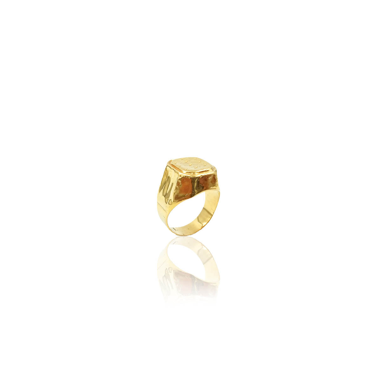 Bay Mens Gold Ring