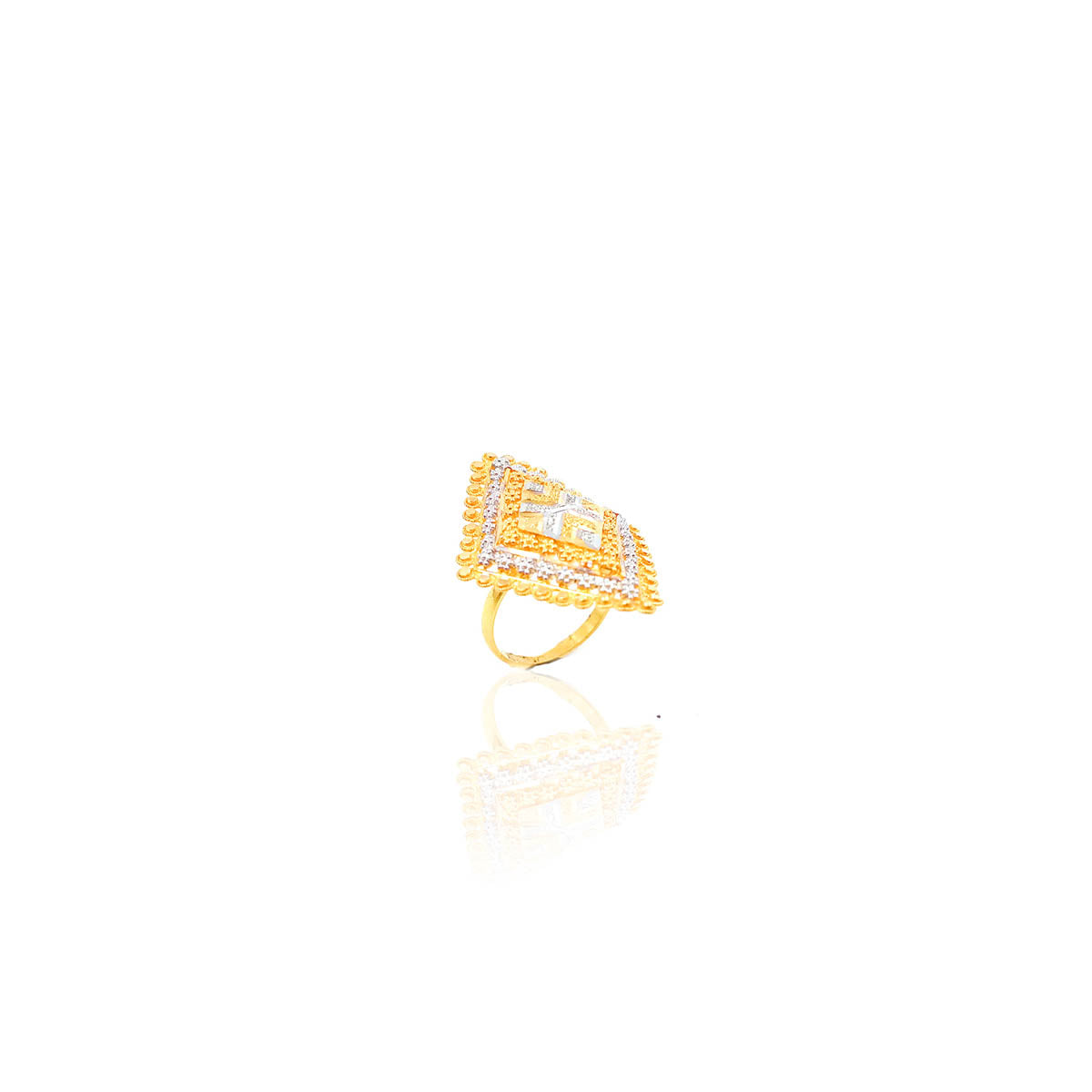 Aude Cocktail Gold Ring