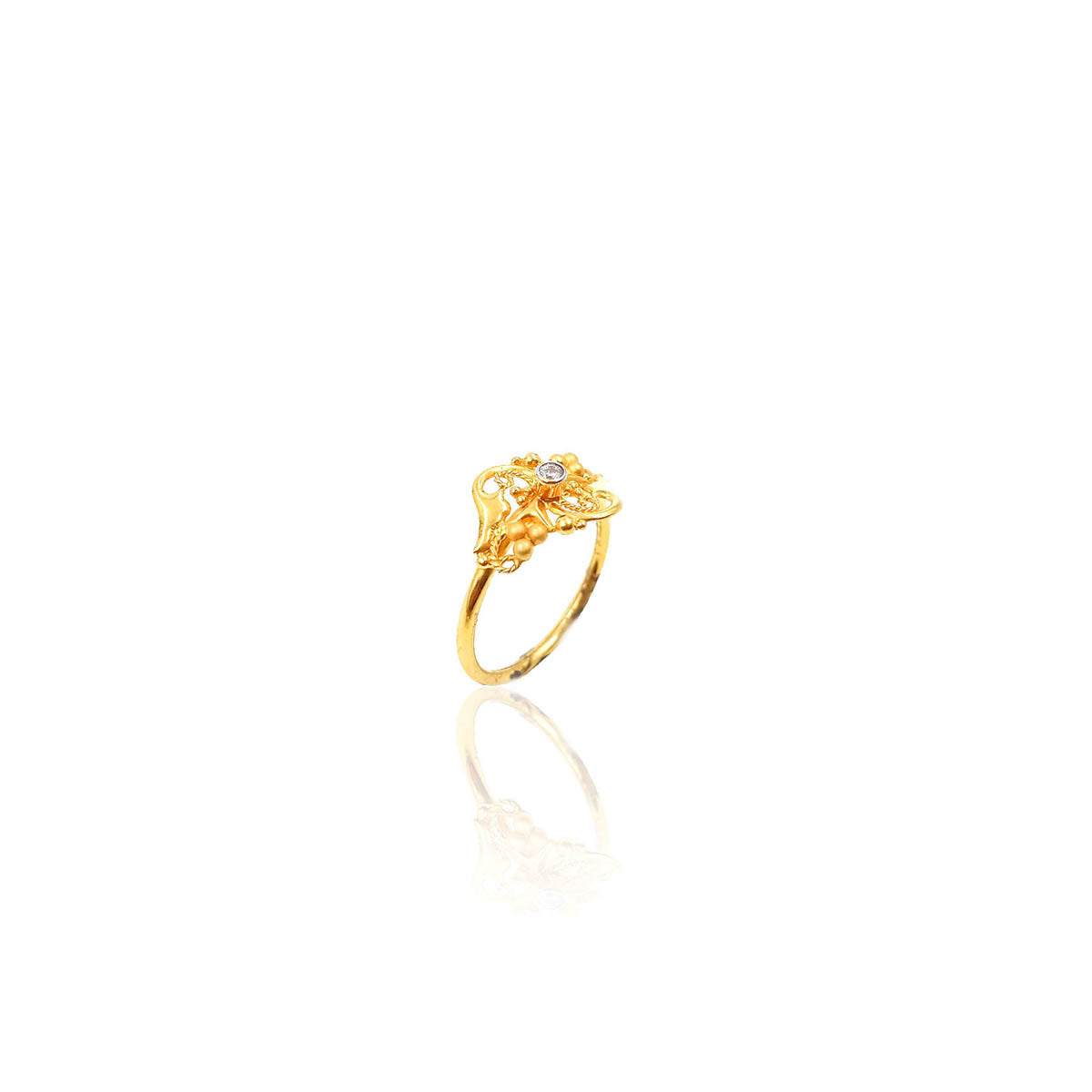 Ambrosine Casting Gold Ring