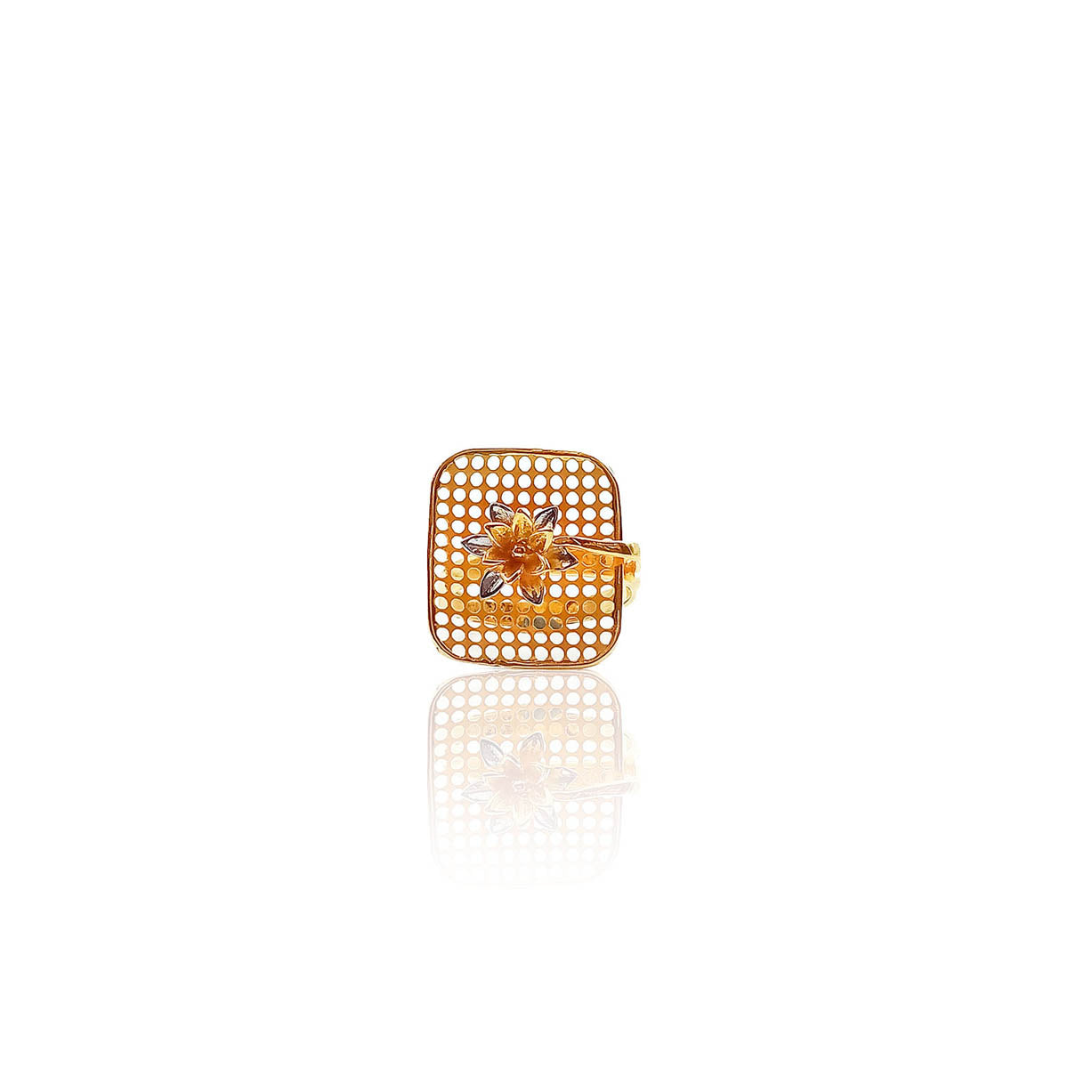 Ambre Casting Gold Ring