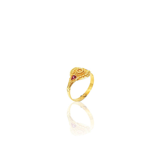 Apolline Traditional Gold Ring