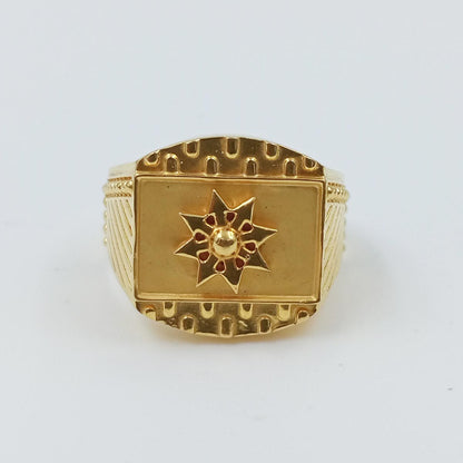 Baron Mens Gold Ring