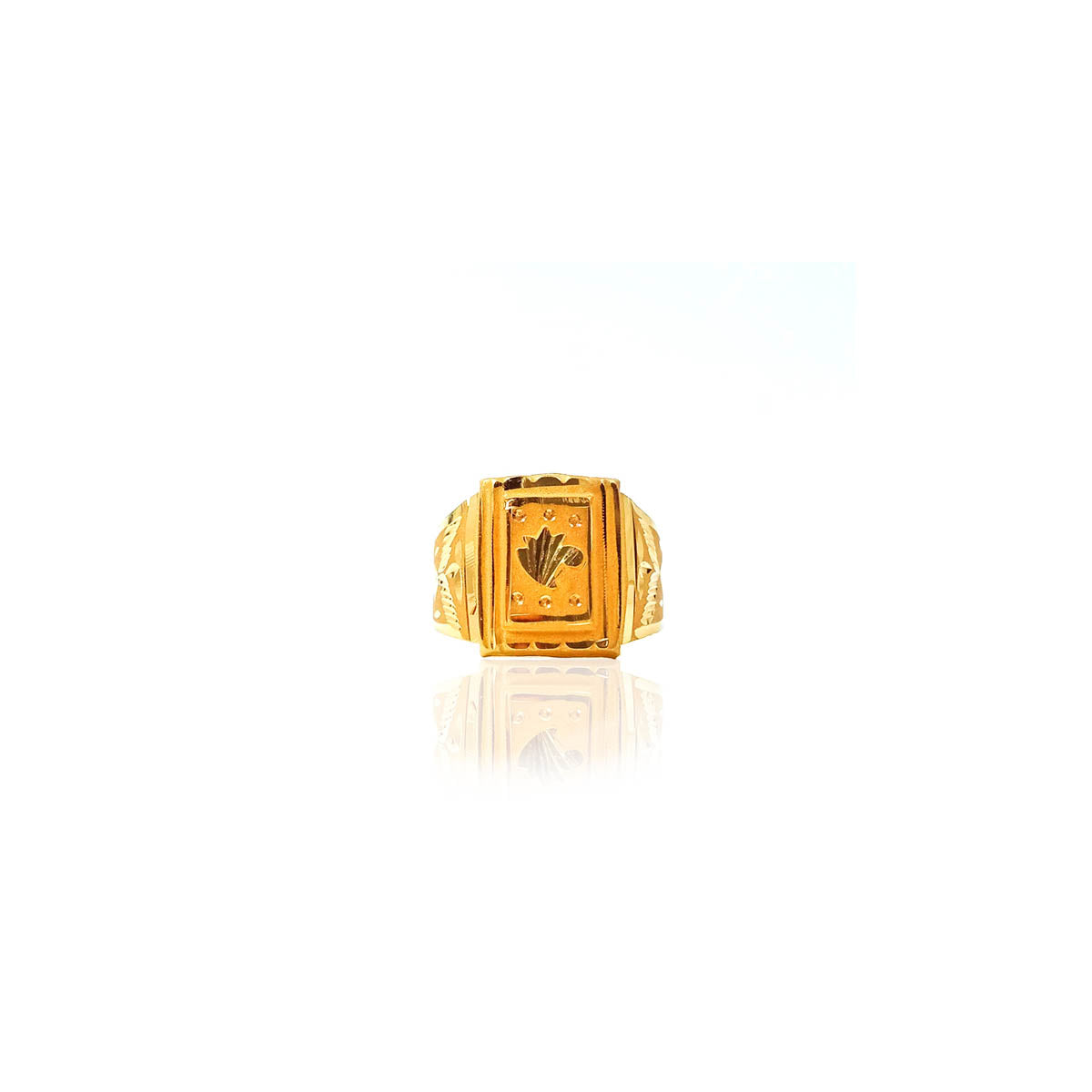 Avenil Mens Gold Ring