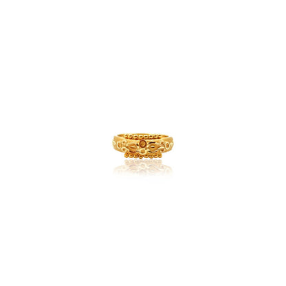 Adelina Floral Design Gold Ring