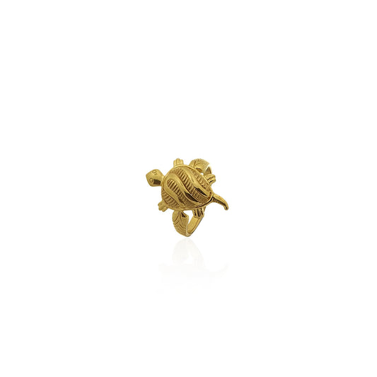 Lucky Turtles Shape Gold Ring