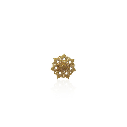 Abhavya Traditional Parasol Gold Ring