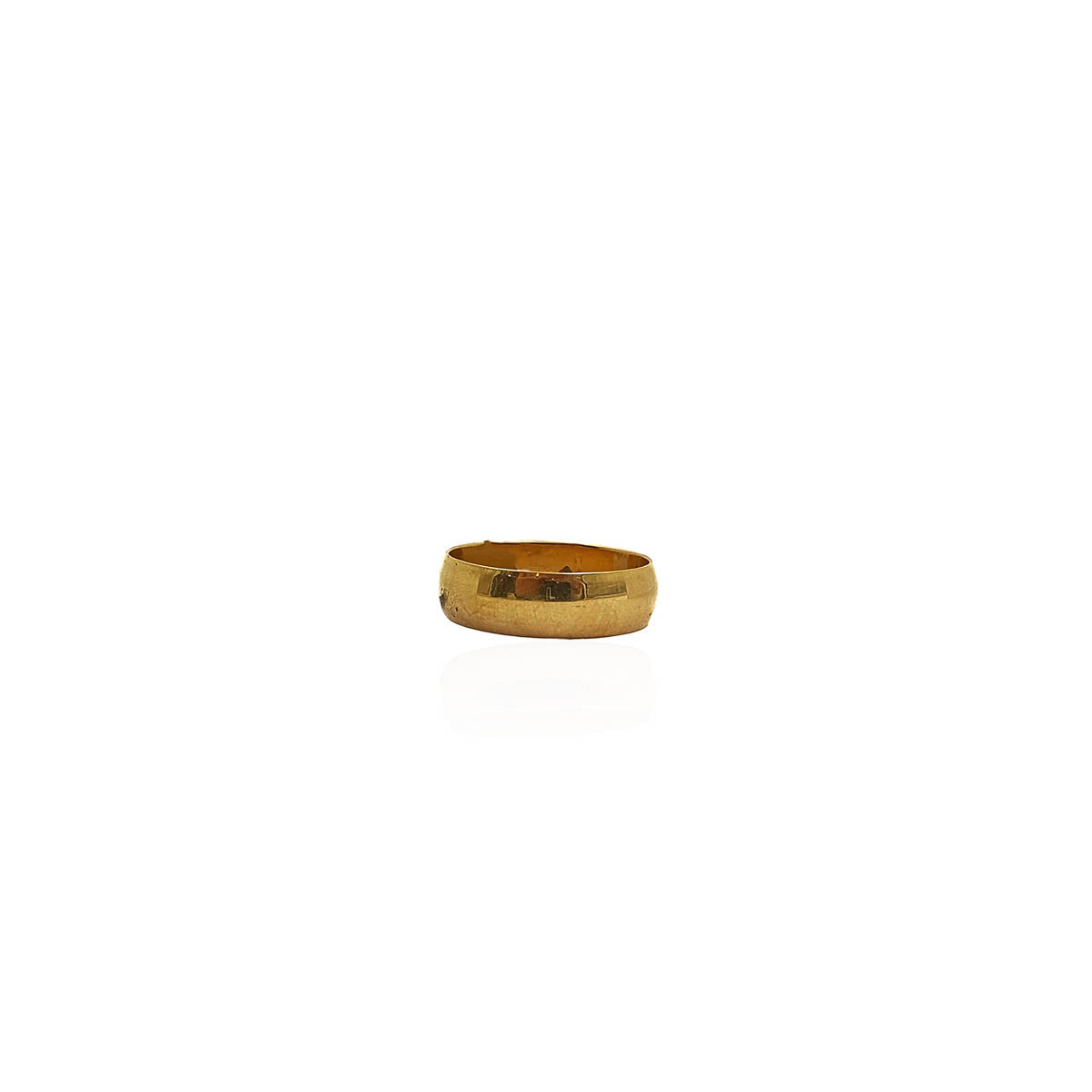 Akriti Plane Gold Band Ring