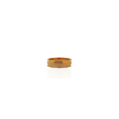 Ananya Twisted Gold Band Ring