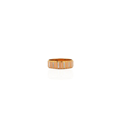 Anisha Modern Gold Band Ring