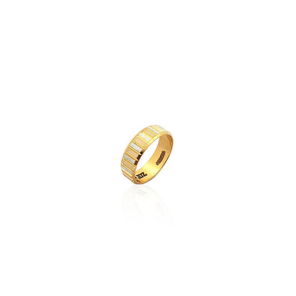 Anisha Modern Gold Band Ring