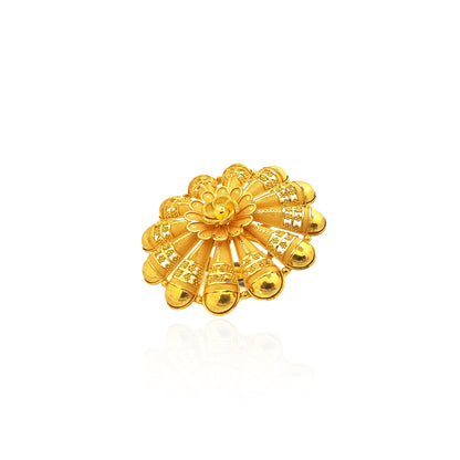 Abhaya Hypnotic Cocktail Gold Ring