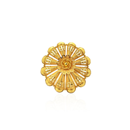 Abhaya Hypnotic Cocktail Gold Ring