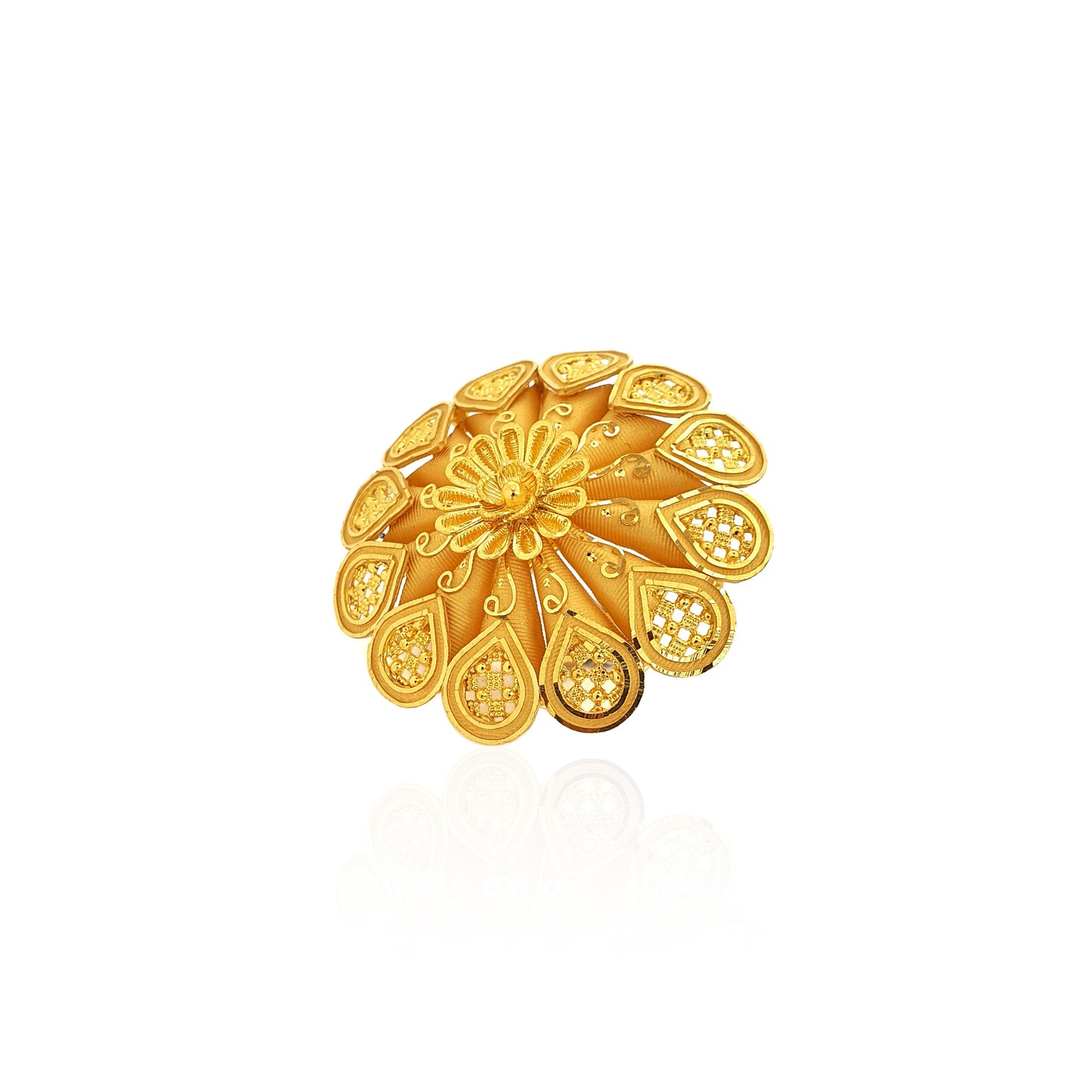 Aghanashini Cocktail Gold Ring