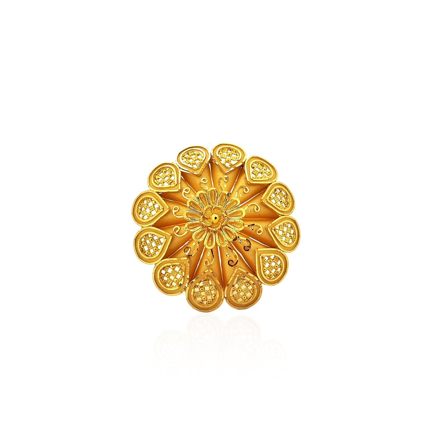 Aghanashini Cocktail Gold Ring