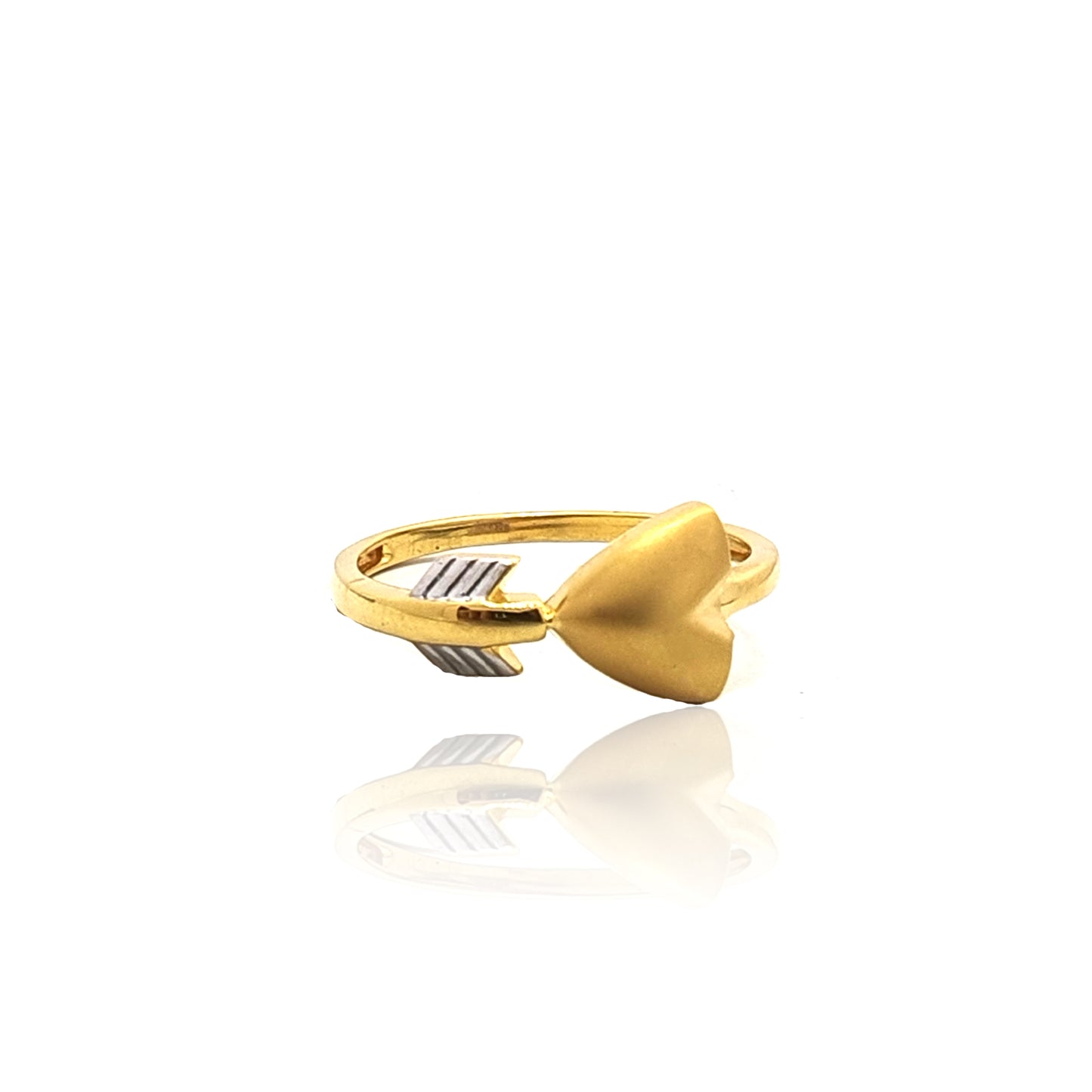 Love Bow Gold Ring