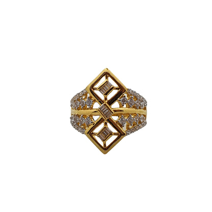 Glacical Gold Ring for Her