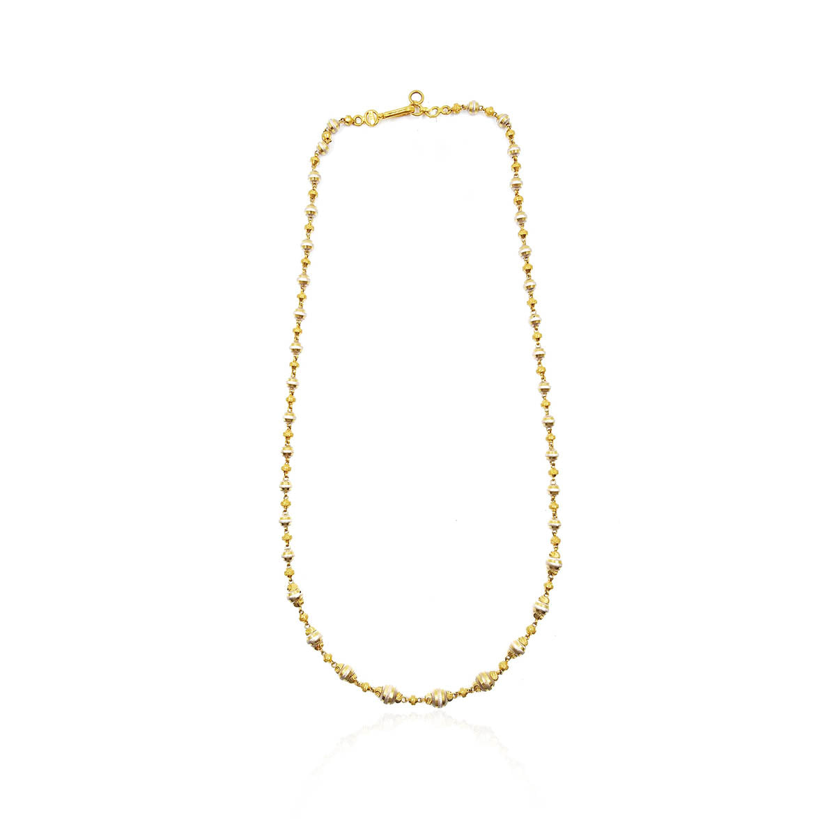 Adriana Rounded Beads Gold Chain