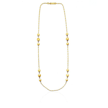 Amaury Curved Spherical Gold Chain