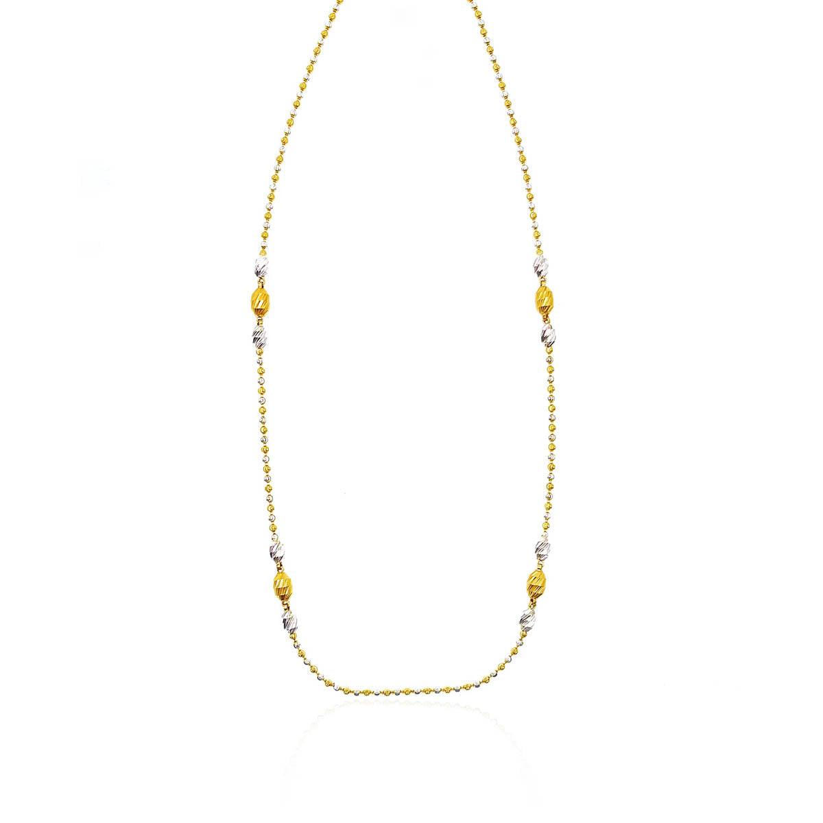 Allyson Glossy Gold Beads Chain