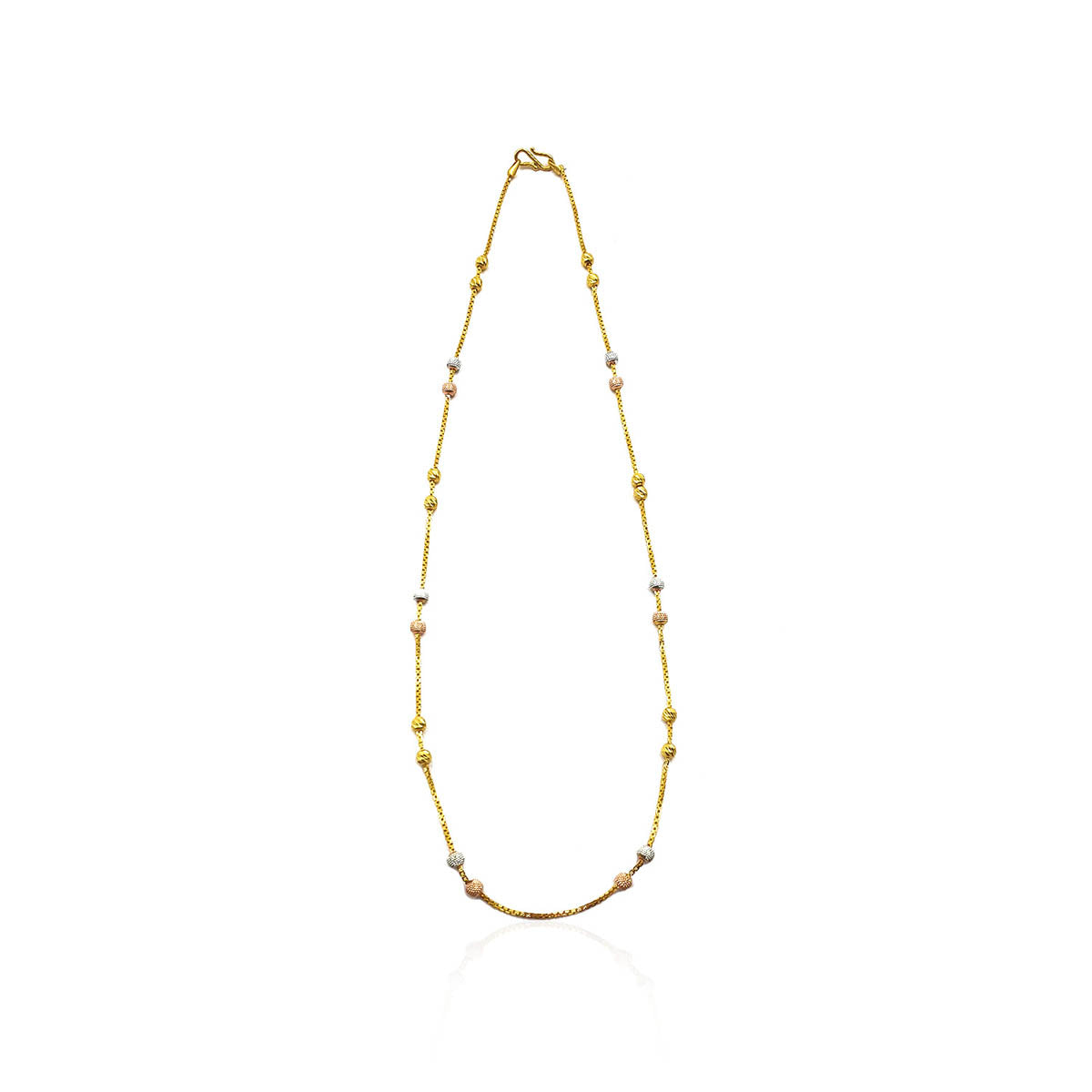 Abrienne Gold Chain With Rounded Beads