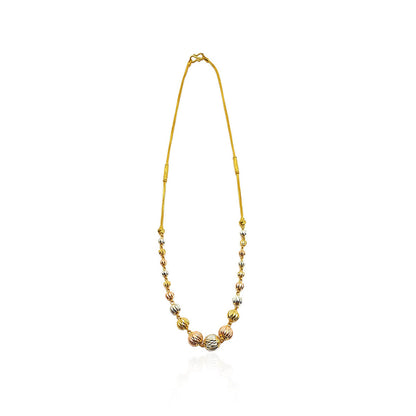 Arlette Stylish Gold Beads Chain