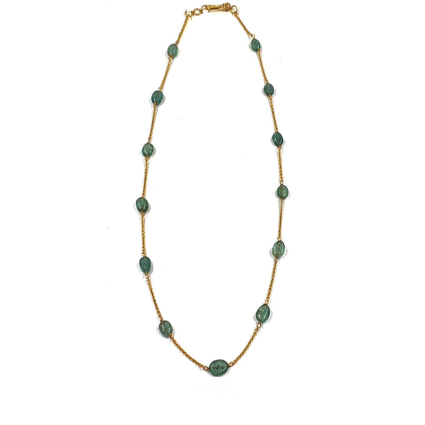 Graceful Fancy Bead Gold Chain