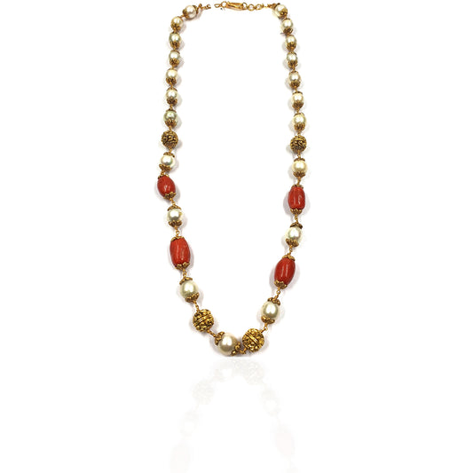 Antique Fancy Bead Gold Chain