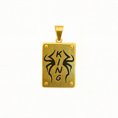 Tribal Style Gold Pendant for Men – KING Design