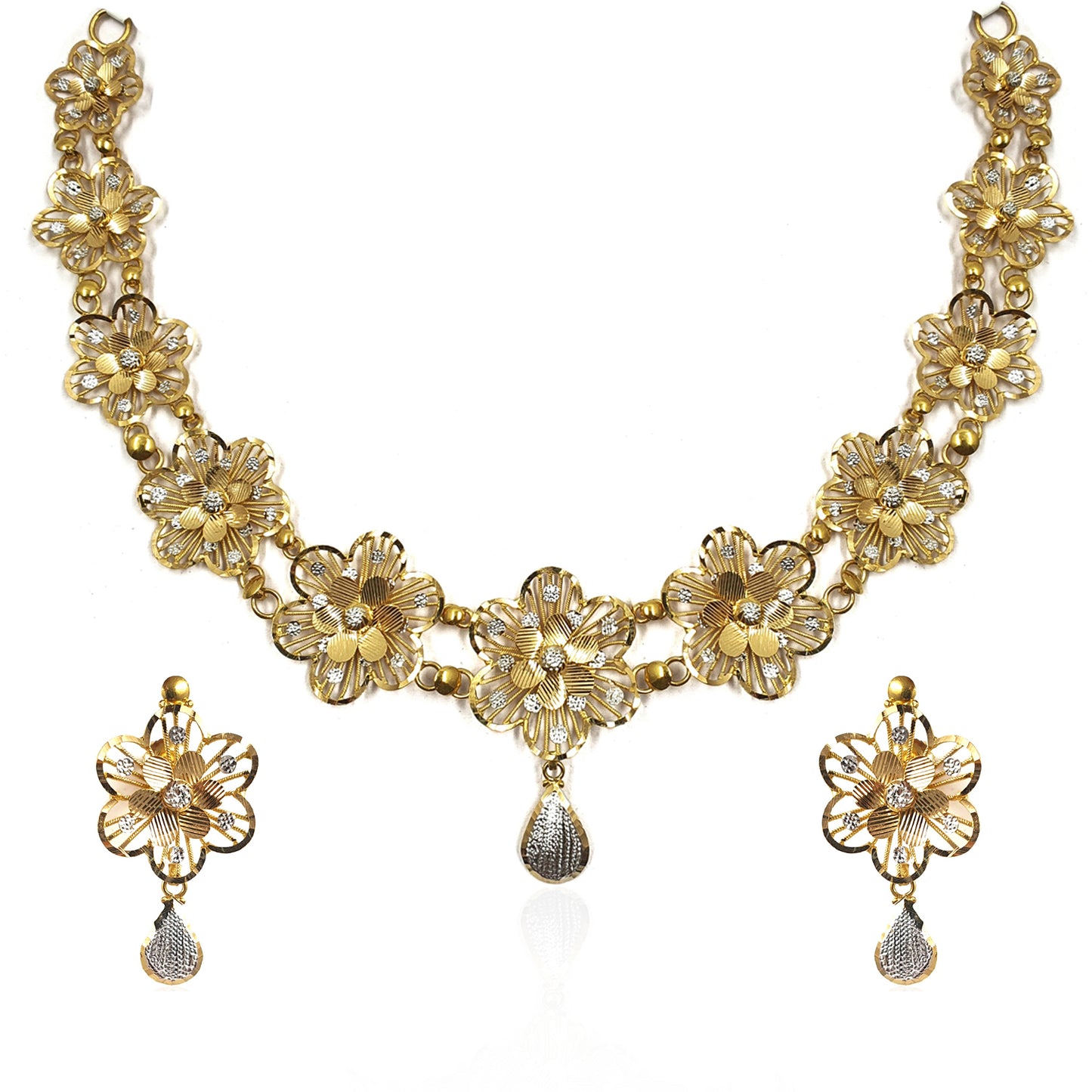 Kolkata Famous Gold Necklace Set