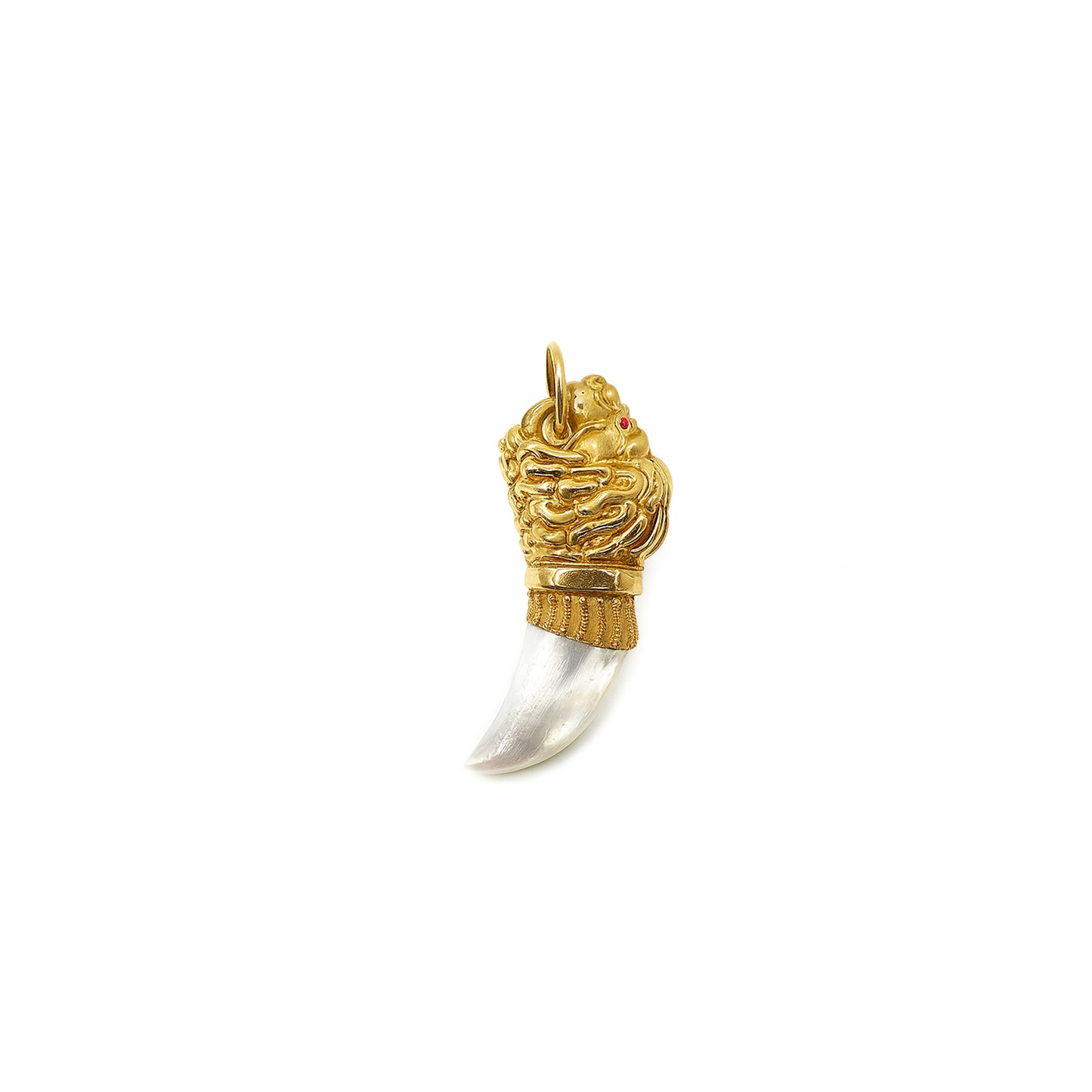 Gentlemen's Draft Men’s Lion Head Gold Pendant