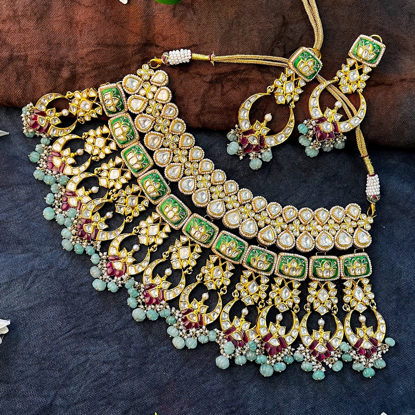 Ratangarh Special Padmapriya Polki Necklace