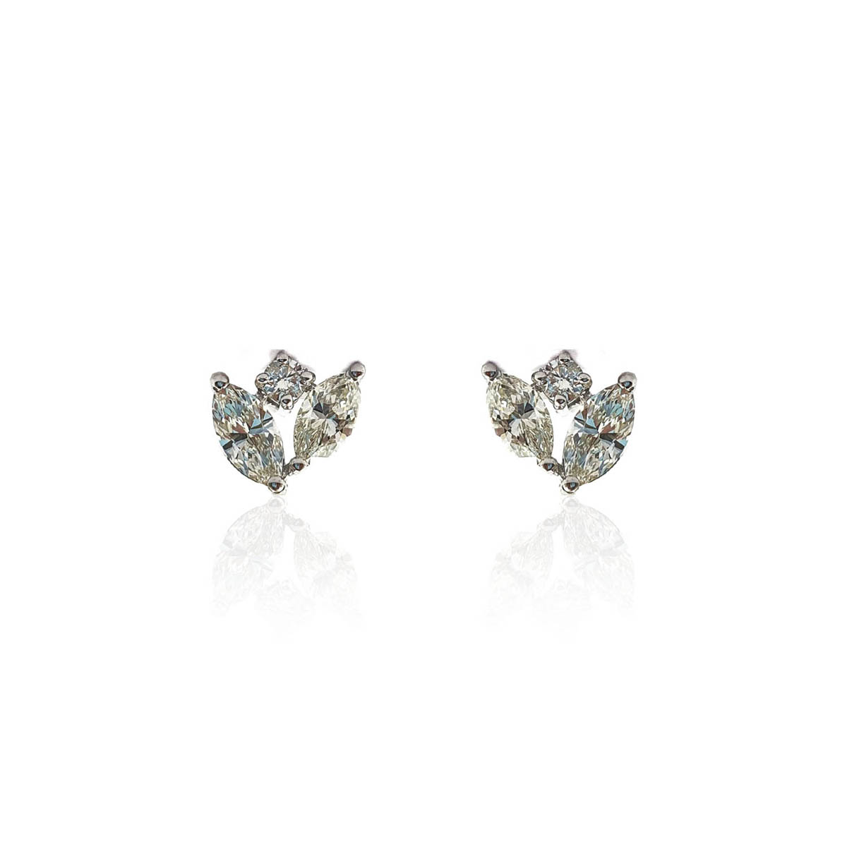 Surreal Diamond Stud Earrings