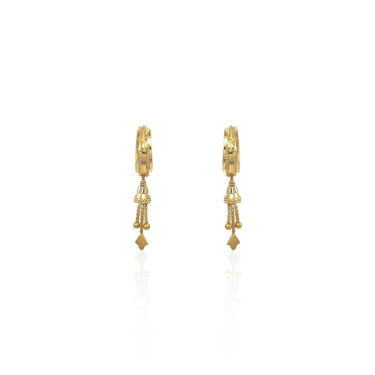 Joyalukkas 22KT Gold Earrings For Women : Amazon.in: Fashion