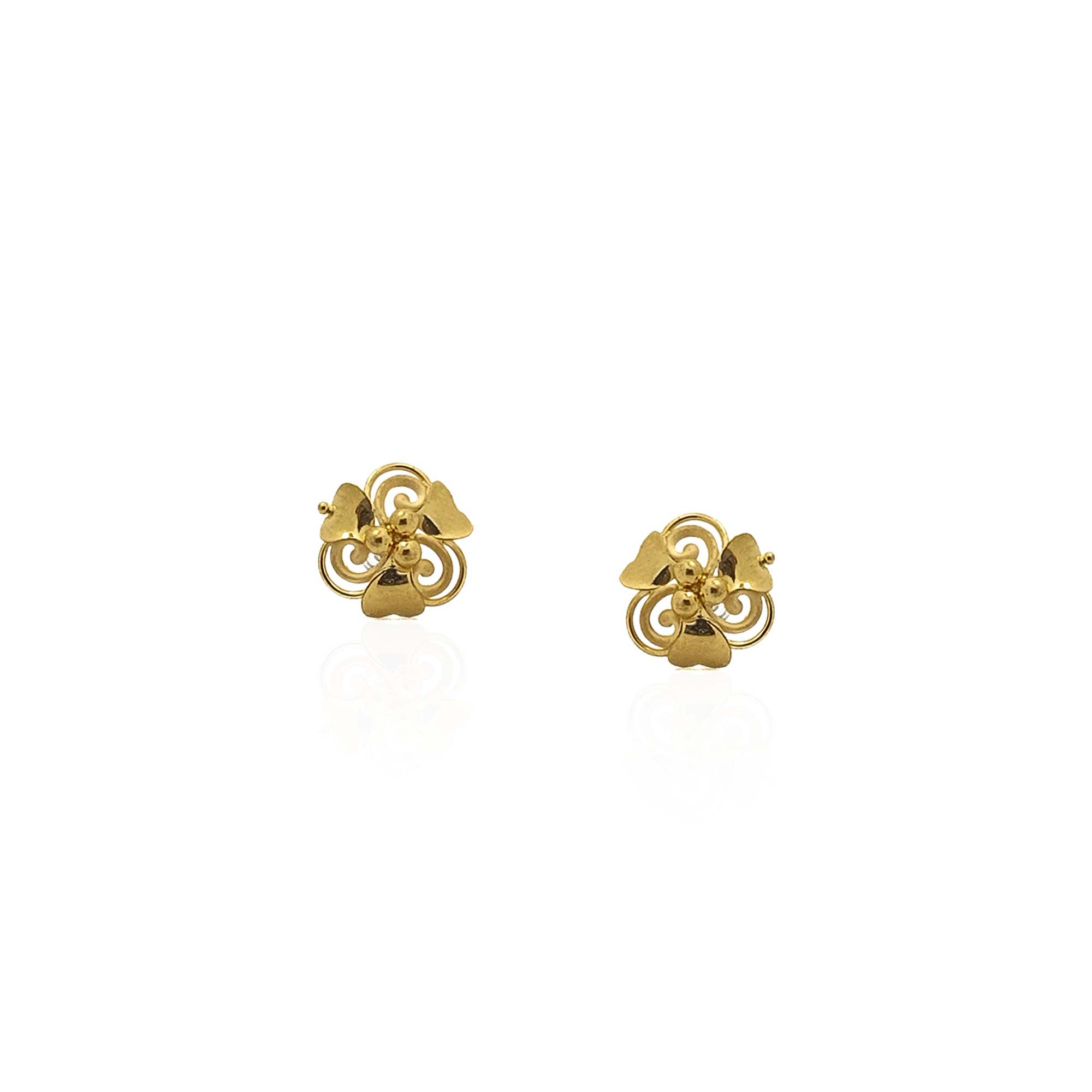 Agrata Swirly Gold Tops - RK Jewellers