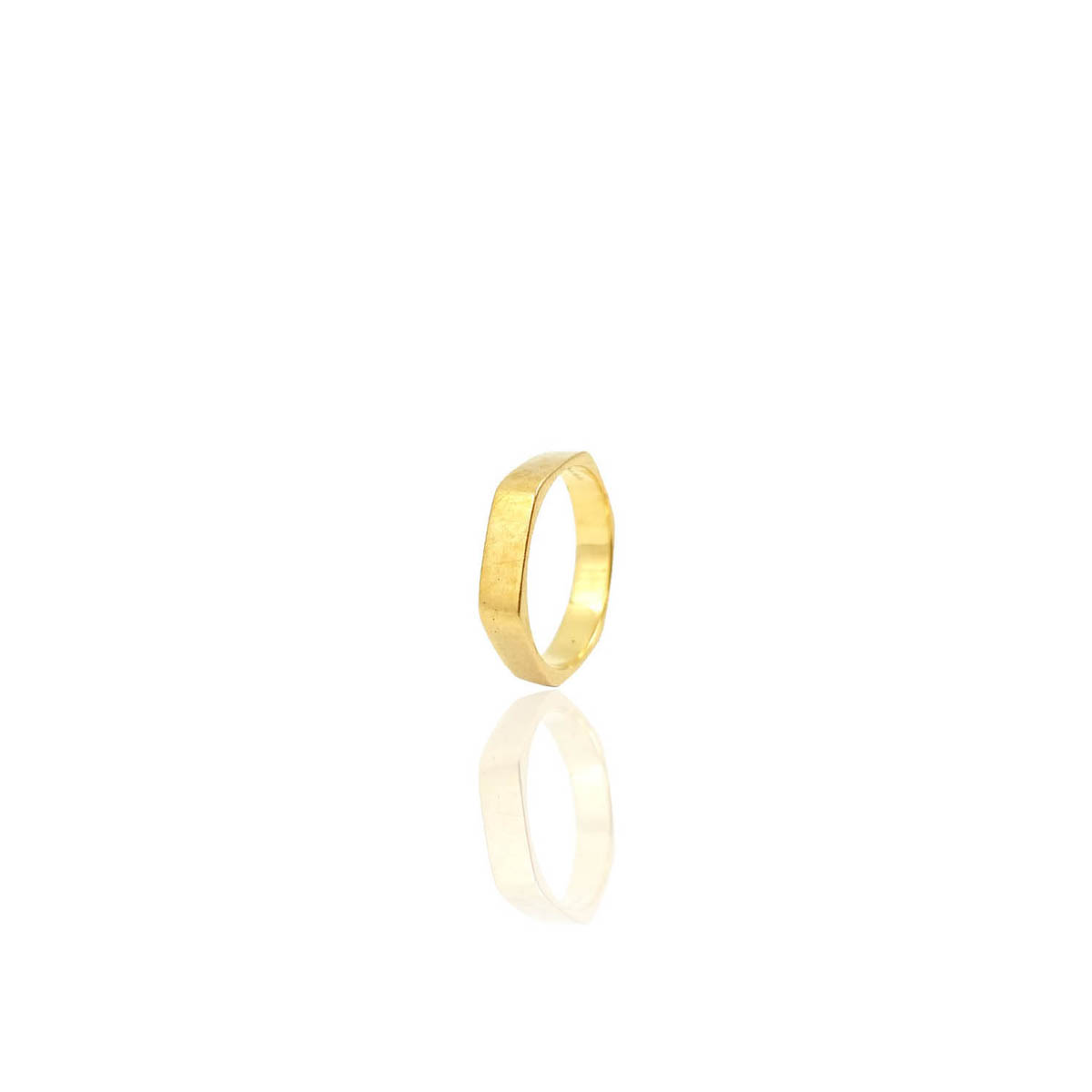 Adrianne Plain Gold Band Ring - RK Jewellers